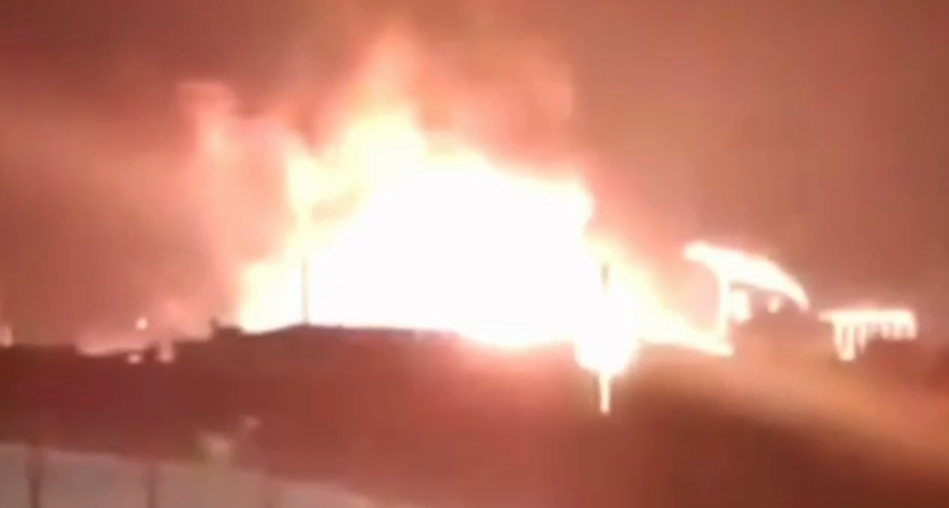Взрыв на заводе в Таррагоне