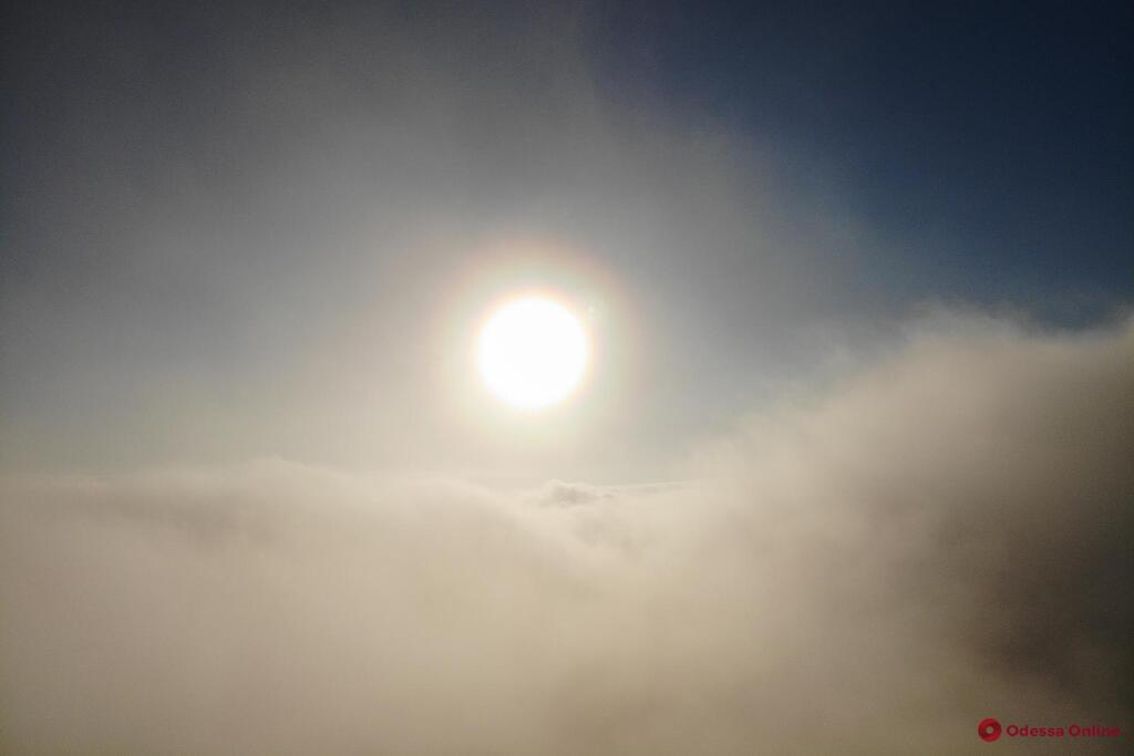 Таинственная Одесса сквозь туман и облака