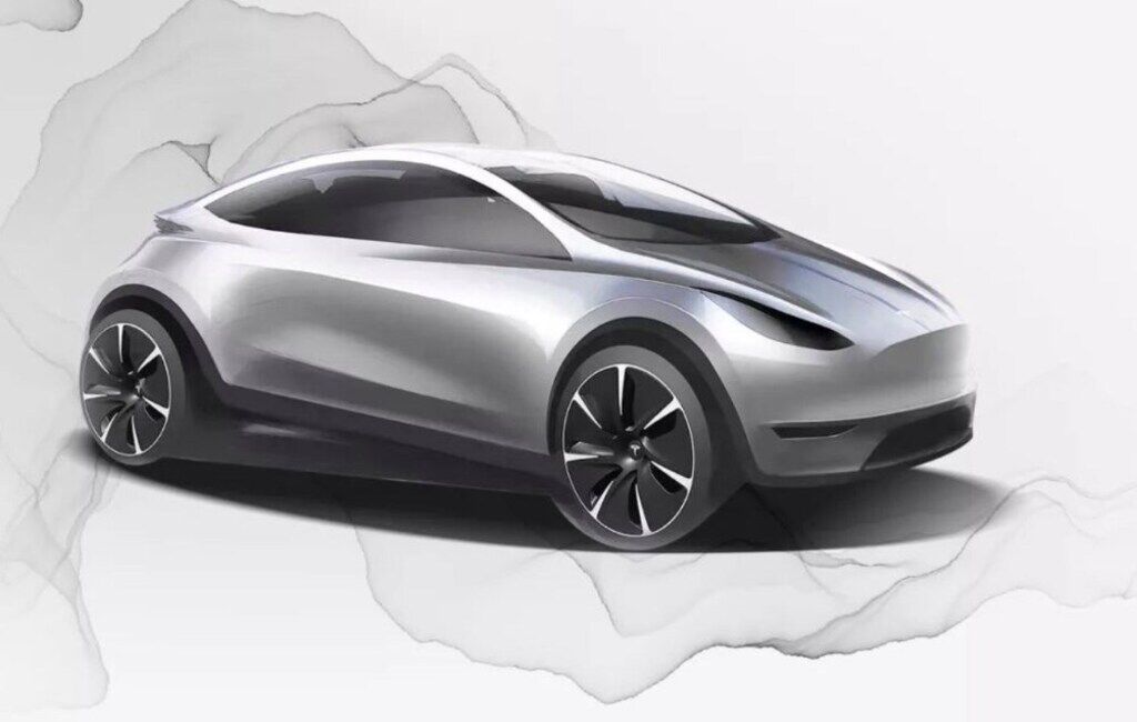 Новая Tesla Model ? (название неизвестно) будет выглядеть так. Или нет?..
