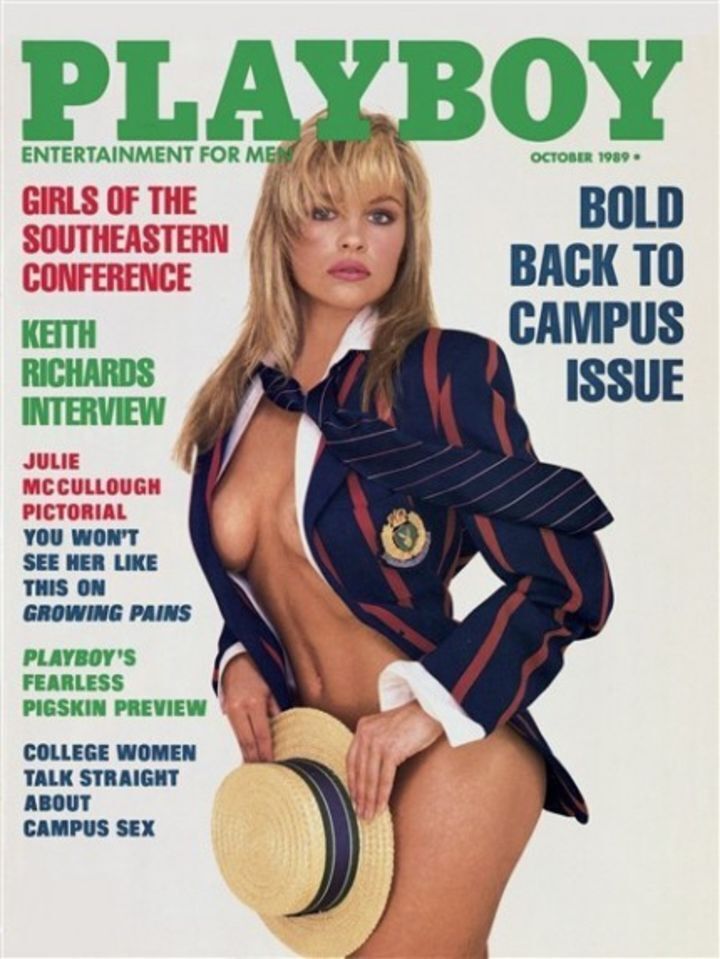 Памела Андерсон на обкладинці журналу Playboy (1989)