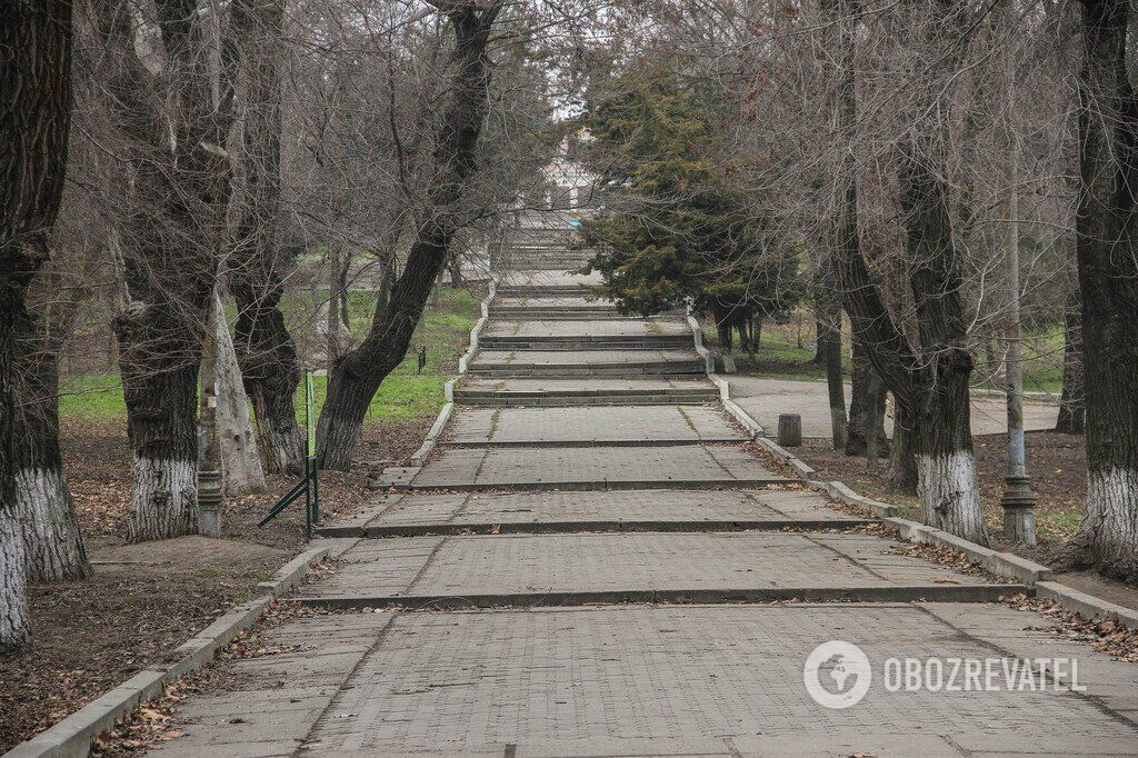 Зима не спешит в Одессу: фоторепортаж из старейшего городского парка