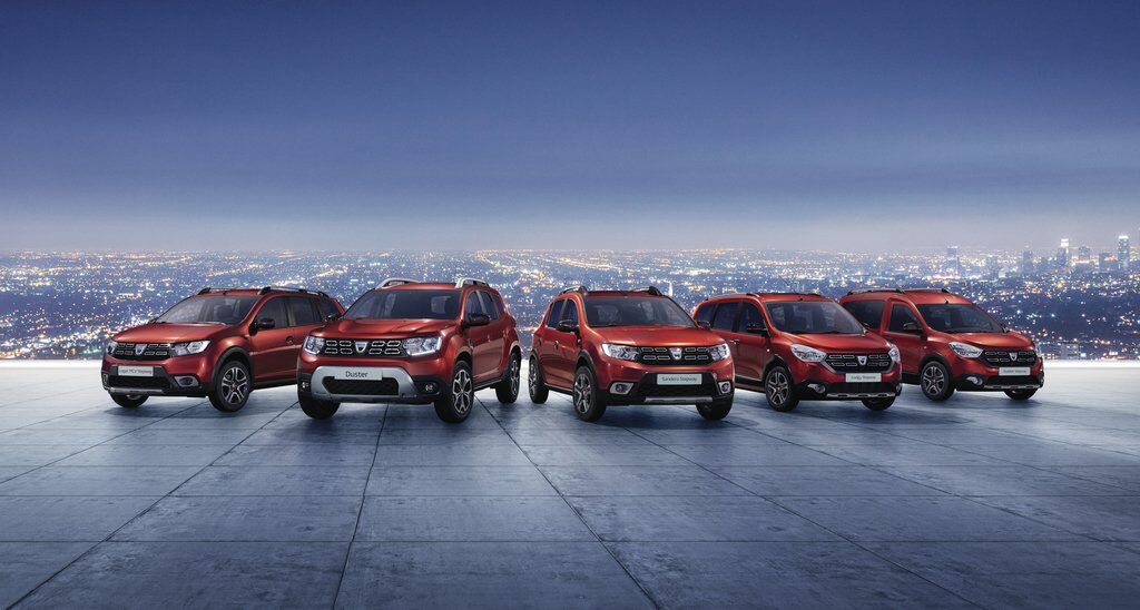 Модельний ряд сімейства Dacia