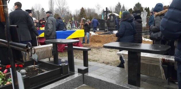 Похороны пилотов МАУ в Киеве