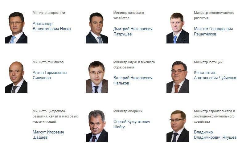Новый премьер Путина сформировал Кабмин: названы имена
