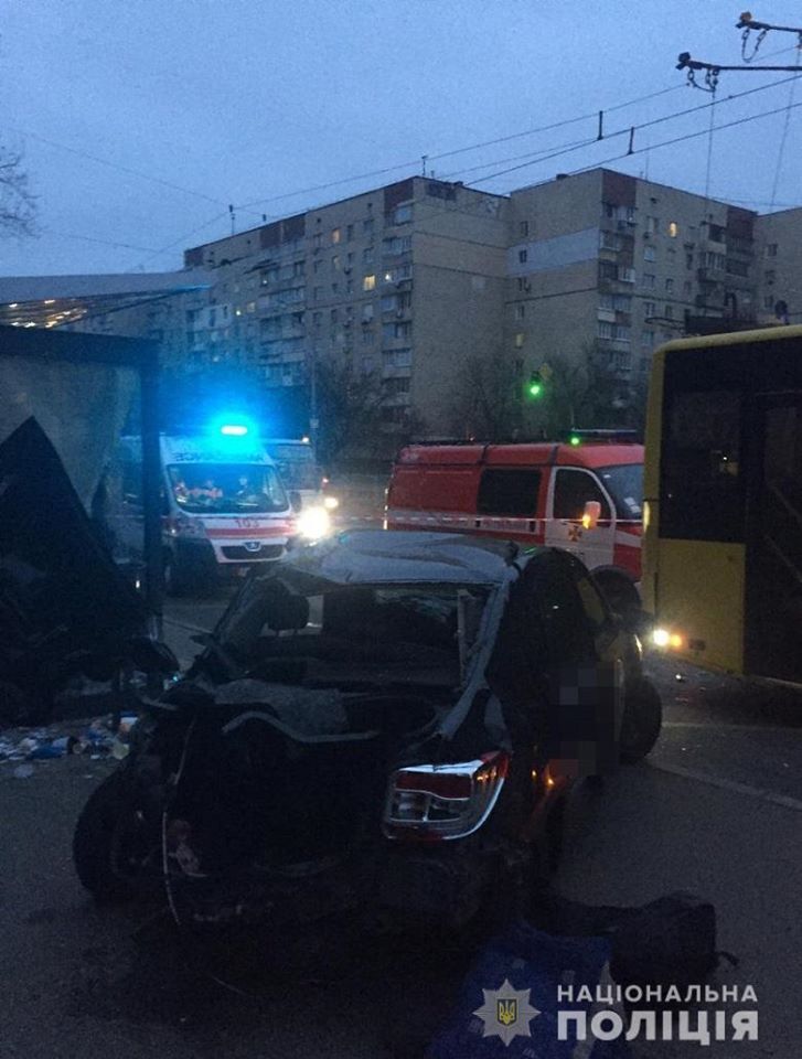 ДТП на бульваре Перова в Киеве