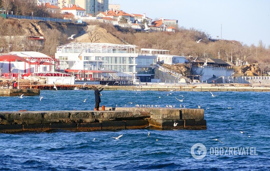 Зима на одеському узбережжі