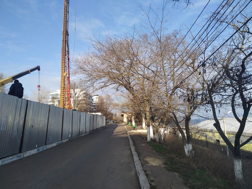 Будівництво на узбережжі Одеси