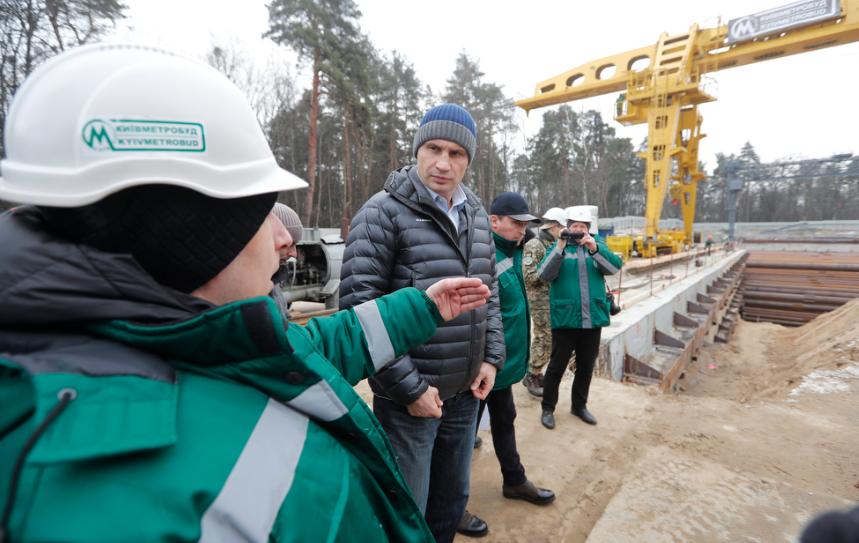 Кличко рассказал о строительстве метро на Виноградарь