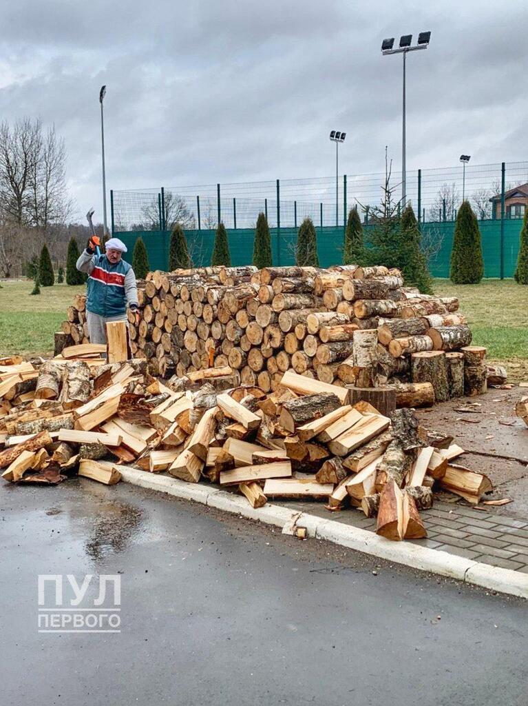 Лукашенко в деревне