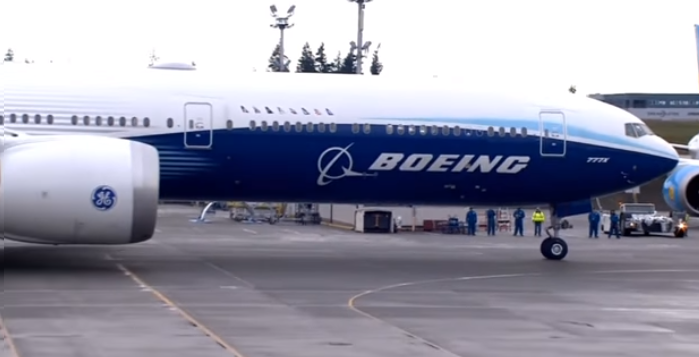 Испытательный полет новейшего Boeing 777X