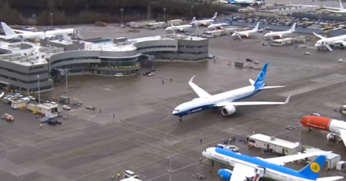 Испытательный полет новейшего Boeing 777X