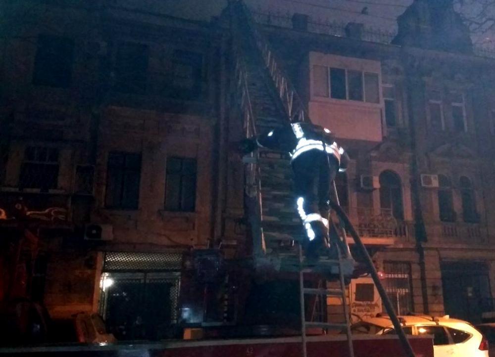 Пожар на улице Нежинской в Одессе, 27.01.20