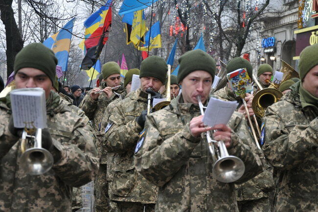 В Киеве в День памяти Героев Крут, 29 января, начался марш памяти Героев Крут