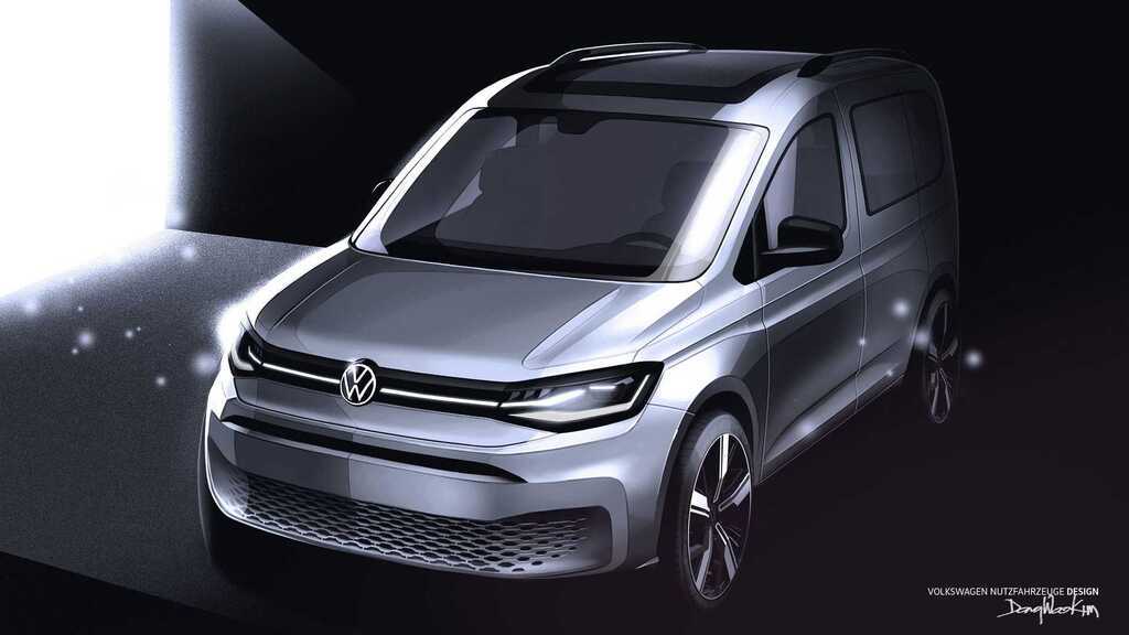 VW Caddy 2020 року - офіційні тизери