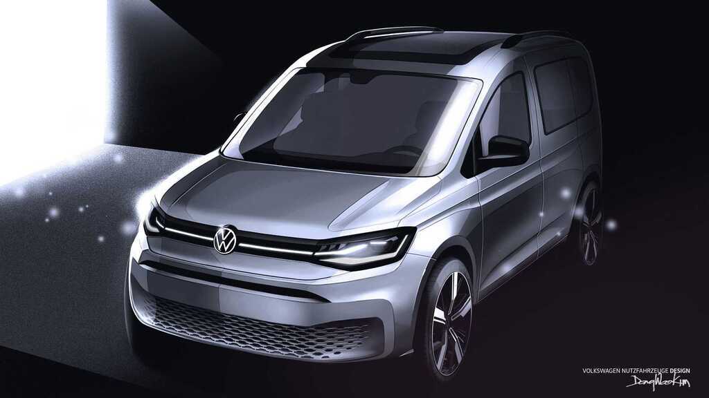 VW Caddy 2020 - официальные тизеры