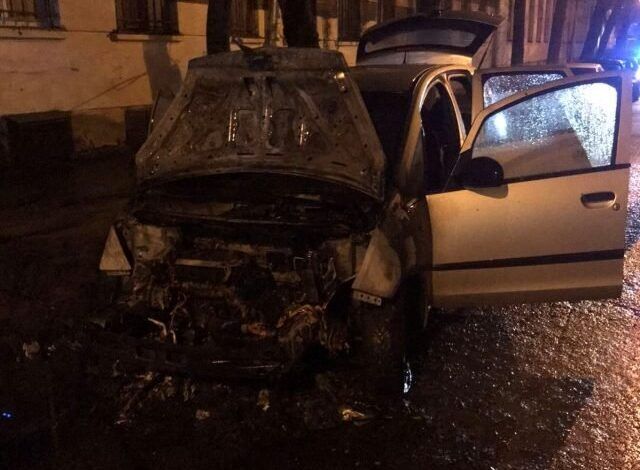 Во Львове сожгли авто журналистки Терещук