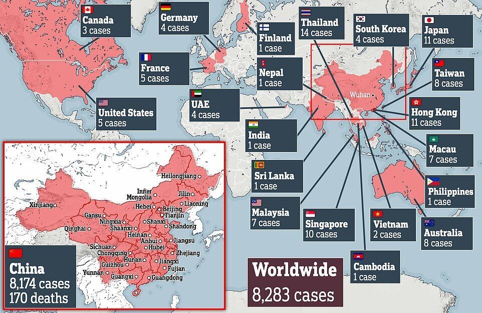 Померли 213 осіб, 9692 – заражені: ВООЗ оголосила спалах коронавірусу НС міжнародного масштабу