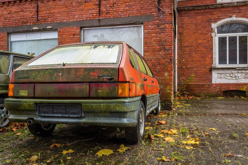 Покинуті Lada Samara у Німеччині