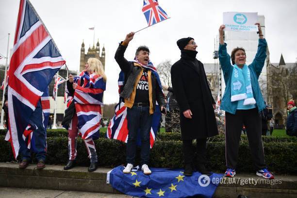 Британия празднует Brexit