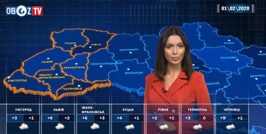 Февраль в Украине начнется с оттепелей: прогноз погоды от ObozTV
