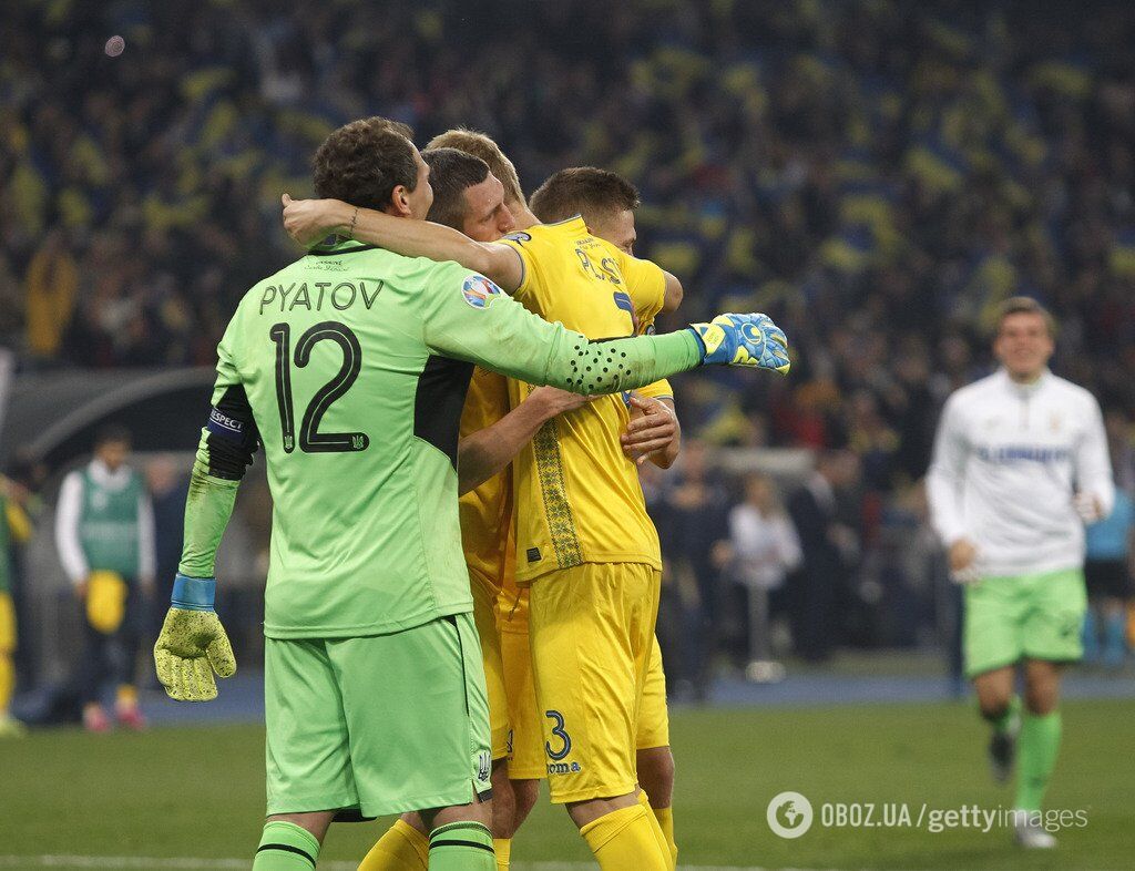 Збірна України радіє виходу на Євро-2020