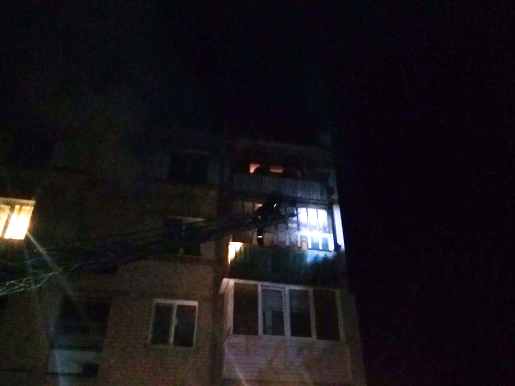 Пожар в Павлограде