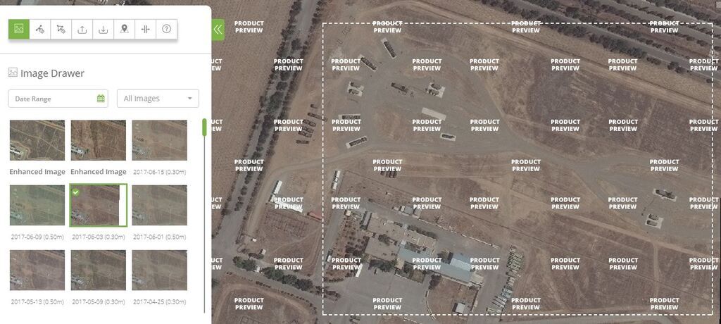 Позиція С-300ПМУ2 неподалік від аеропорту Мехрабад