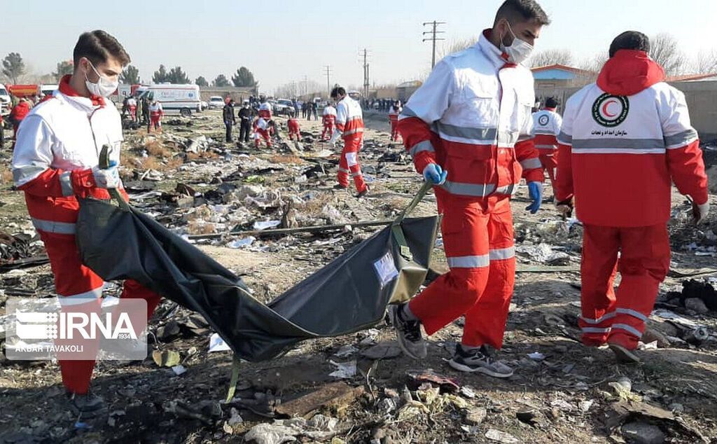 Фото с места катастрофы украинского "Боинга" под Тегераном