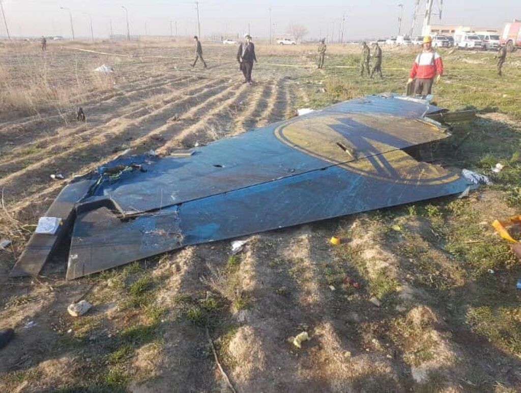 Крушение украинского самолета в Иране