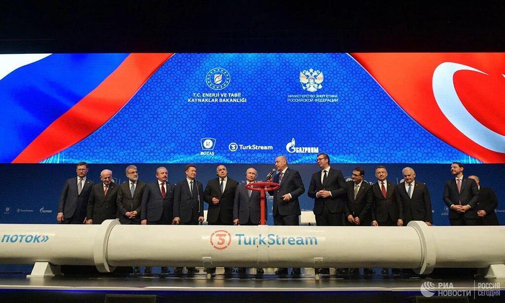 Путин и Эрдоган открыли газопровод