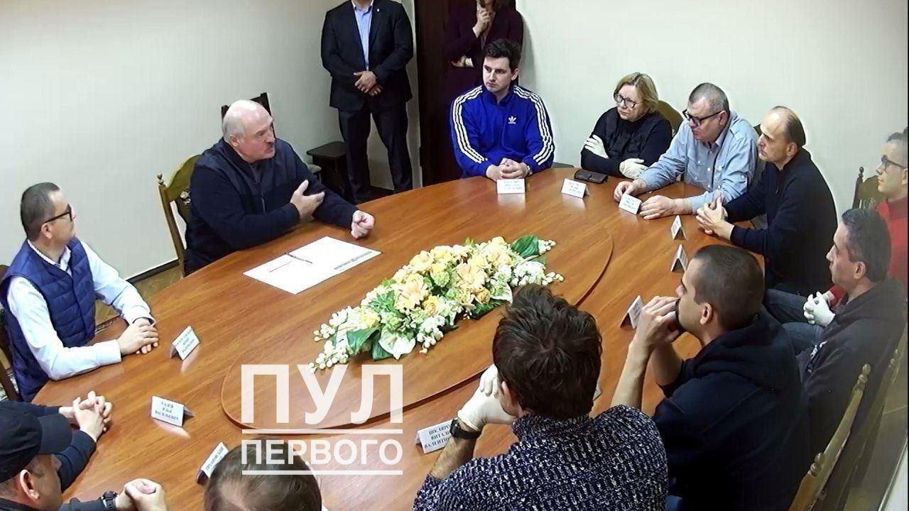Встреча Лукашенко и оппозиционеров.