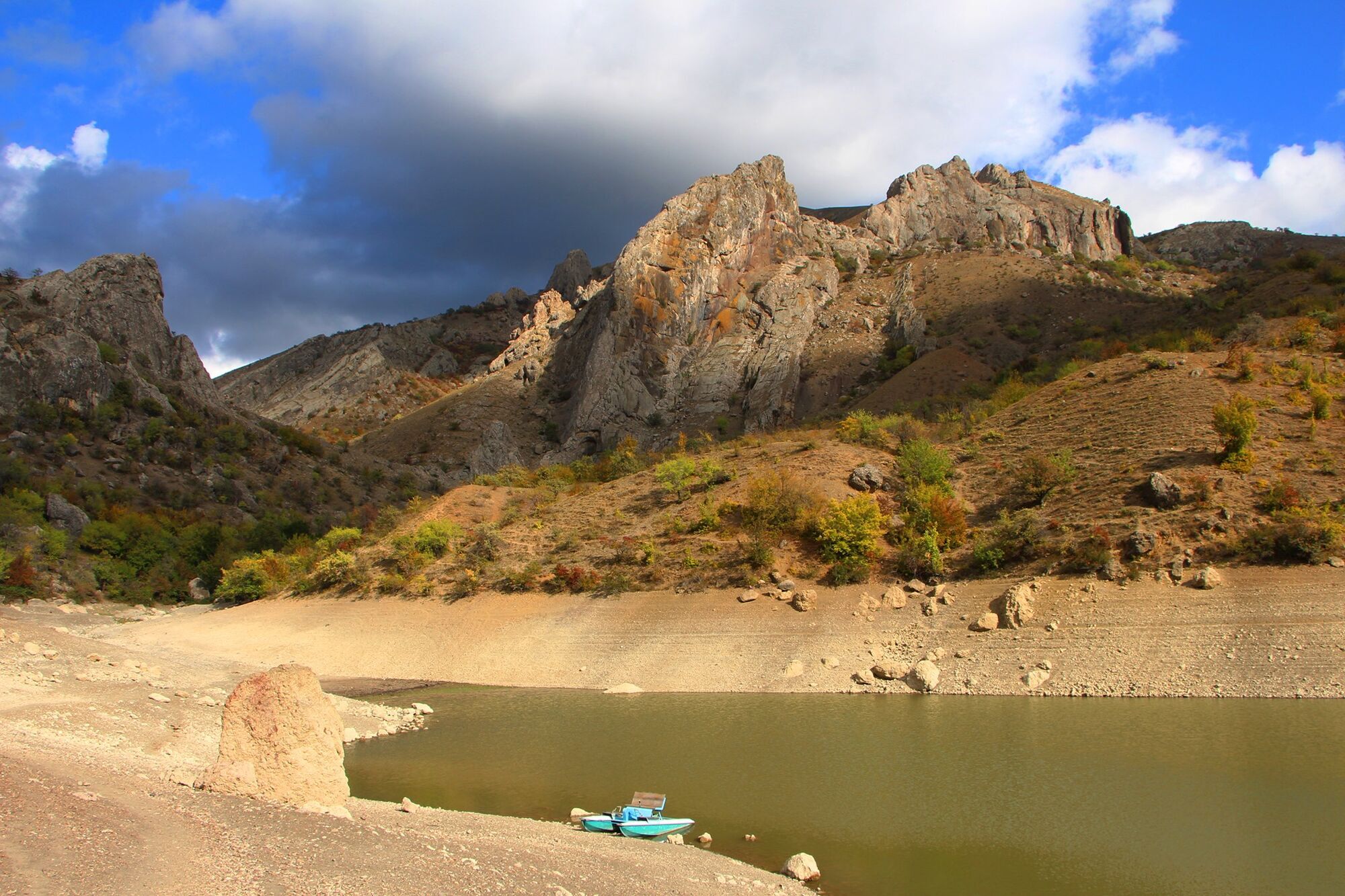 В аннексированном Крыму пересохло озеро Панагия