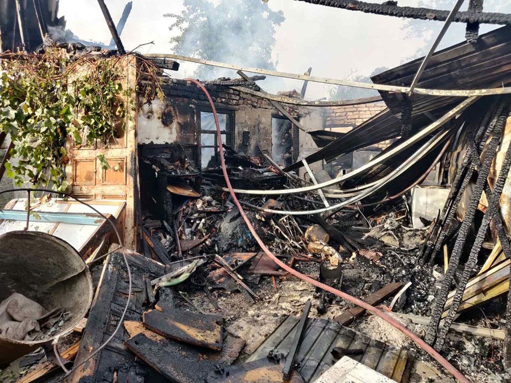 В Днепре во время крупного пожара погибла 81-летняя женщина