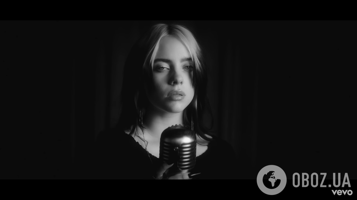 Билли Айлиш выпустила клип на песню No Time To Die. скриншот с видео