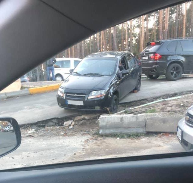 Місце в Ірпені, де регулярно відбувається ДТП