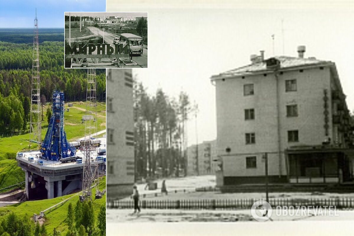 В городе Мирный расположен испытательный космодром Плесецк