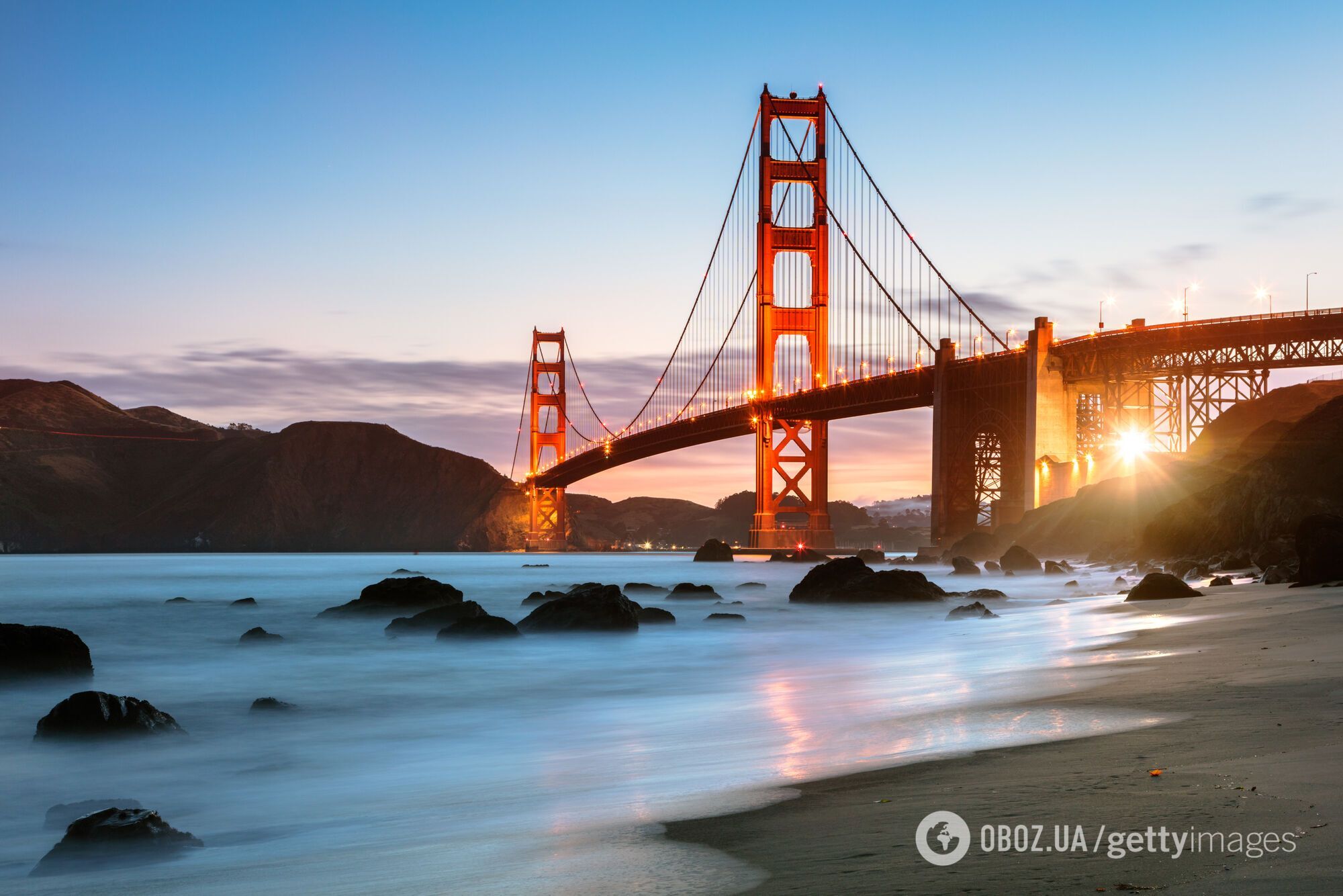 Мост "Золотые ворота" в Сан Франциско