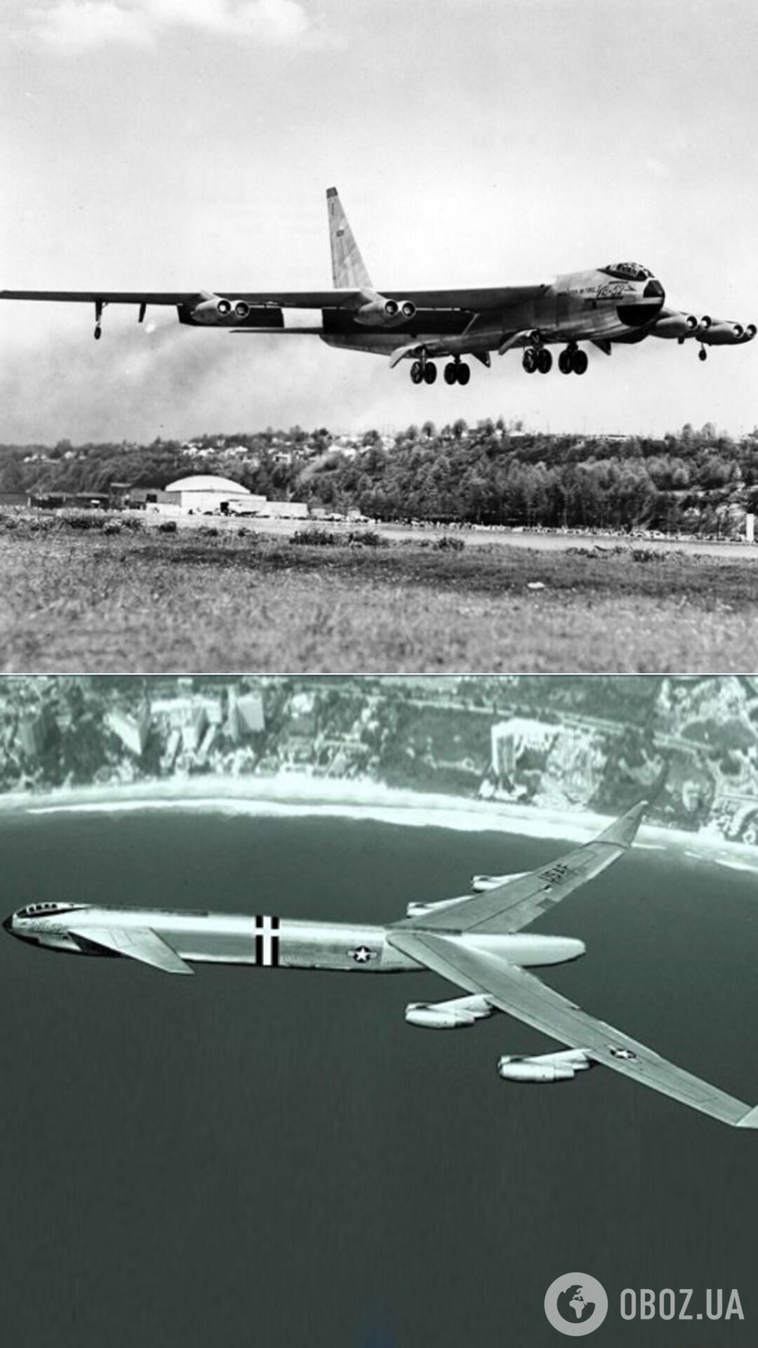 Boeing B-52 Stratofortress – американський важкий стратегічний бомбардувальник другого покоління, що стоїть на озброєнні ВПС США з 1955 року