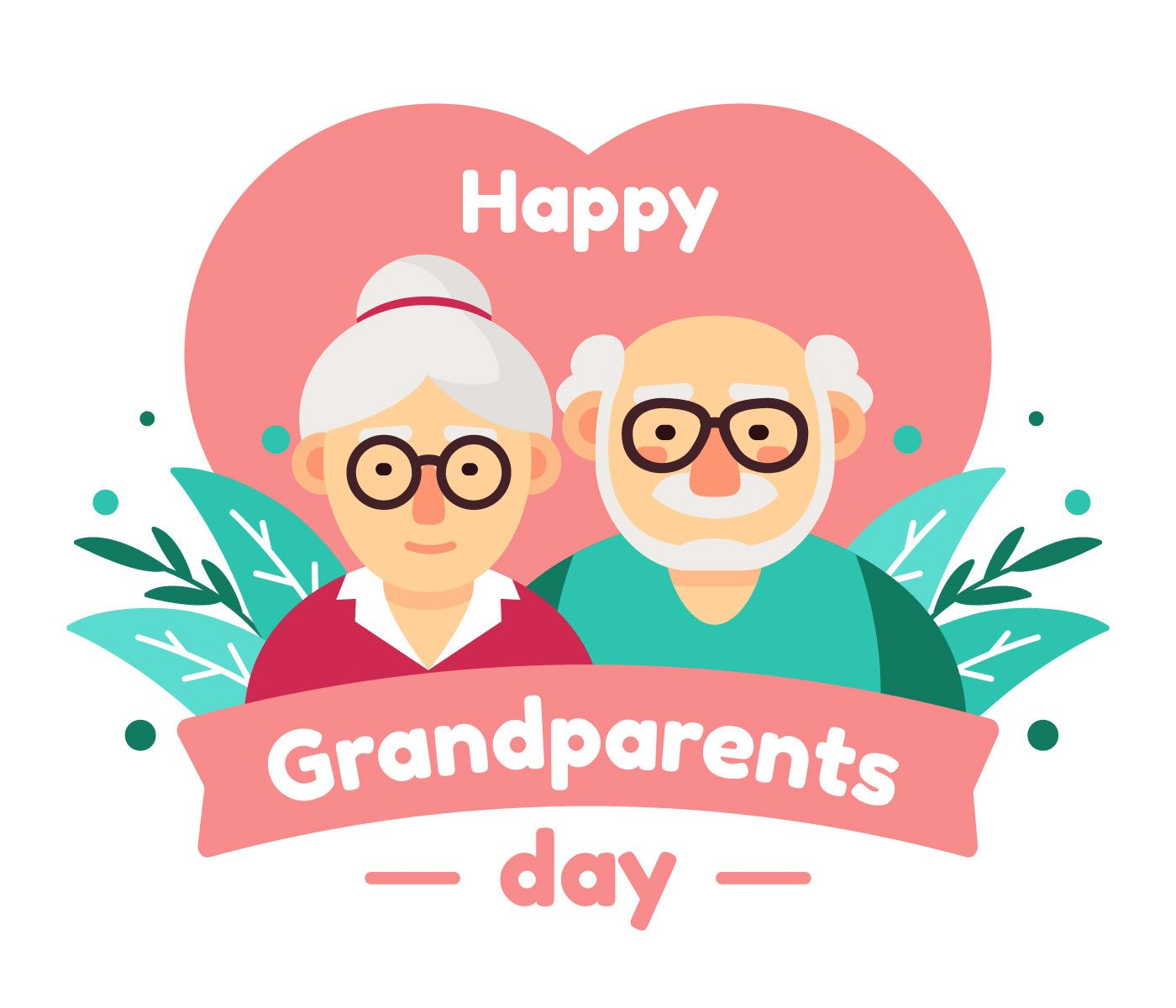 Открытка в День дедушек и бабушек