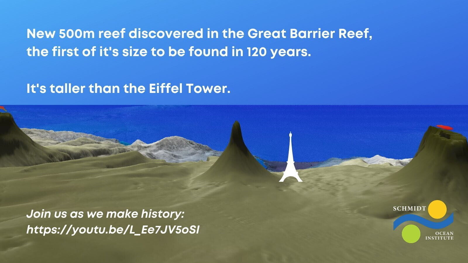 Найденный риф выше Эйфелевой башни в Париже