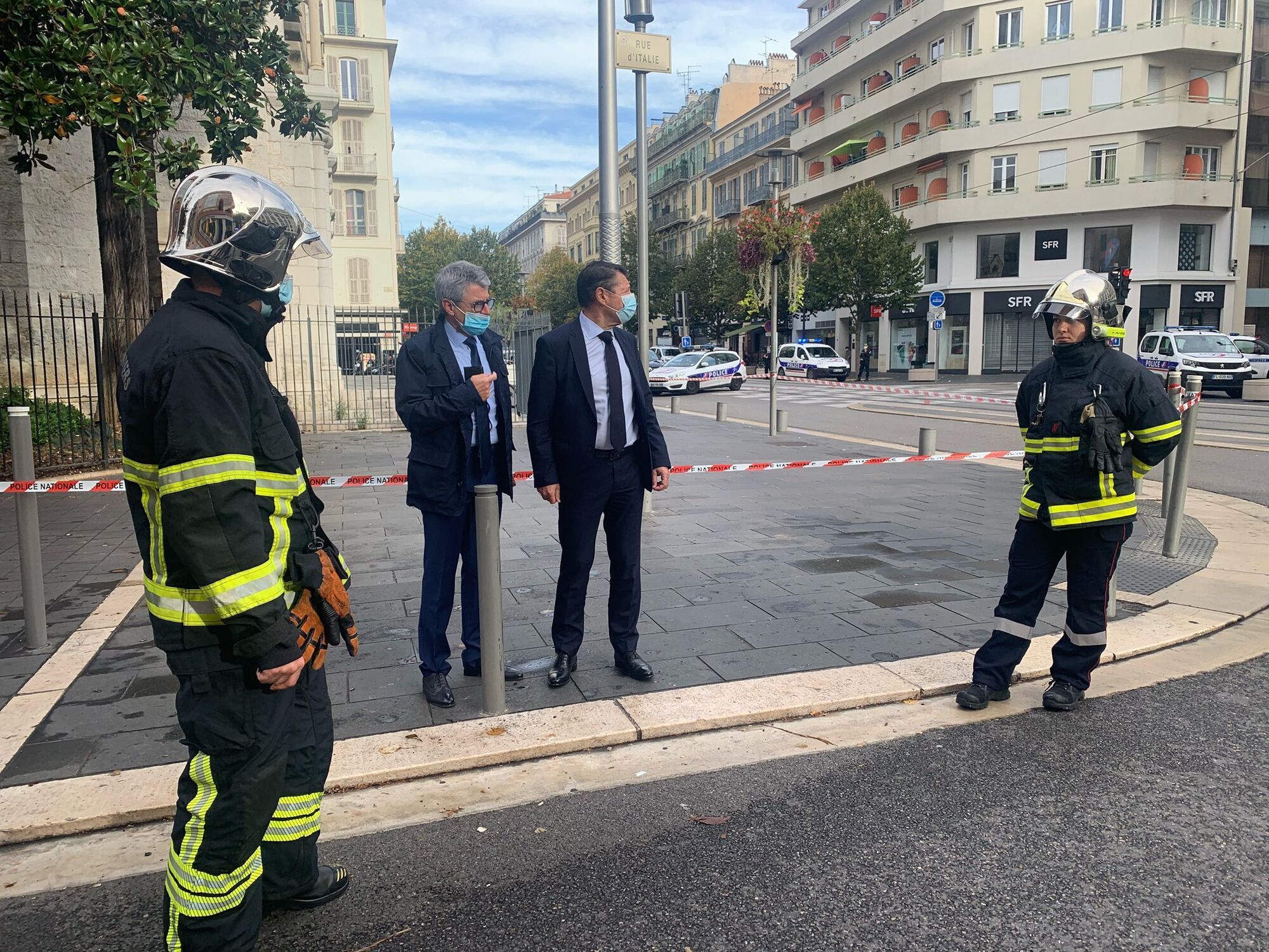 На месте трагедии в Ницце была паника