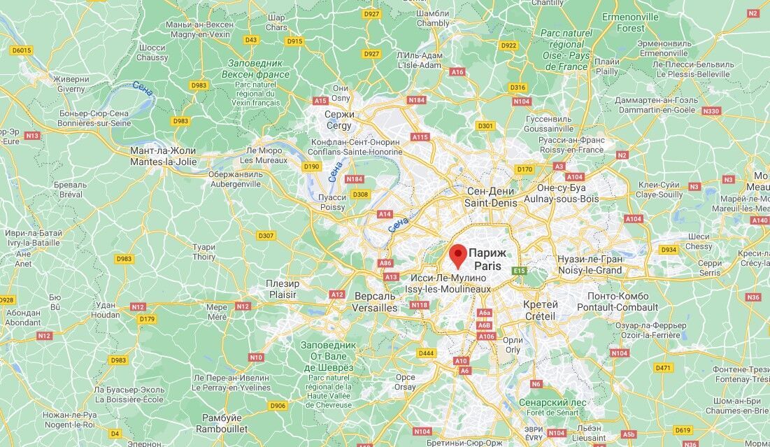 Инцидент произошел в 15 округе Парижа