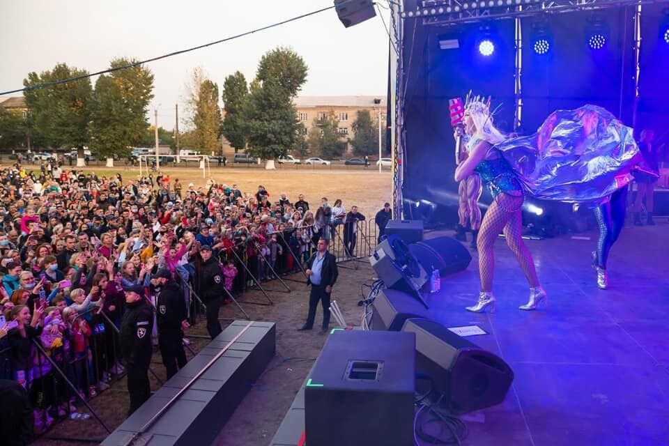 Полякова выступила с концертом в Харькове