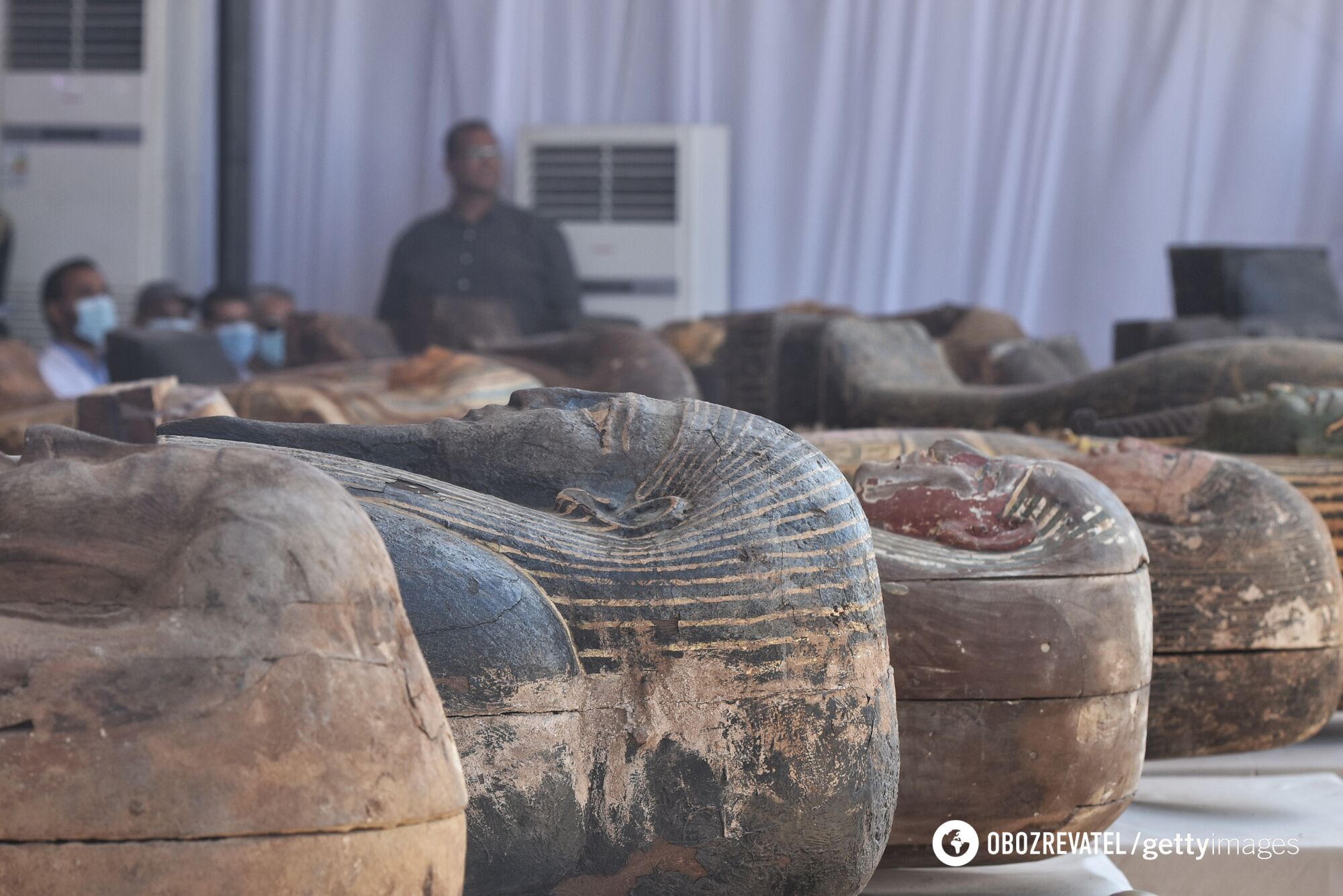 В Египте нашли 59 саркофагов с мумиями