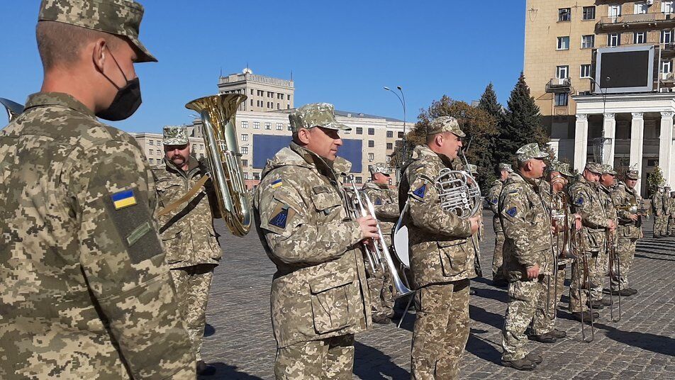 В мероприятии примет участие военный оркестр ВСУ.