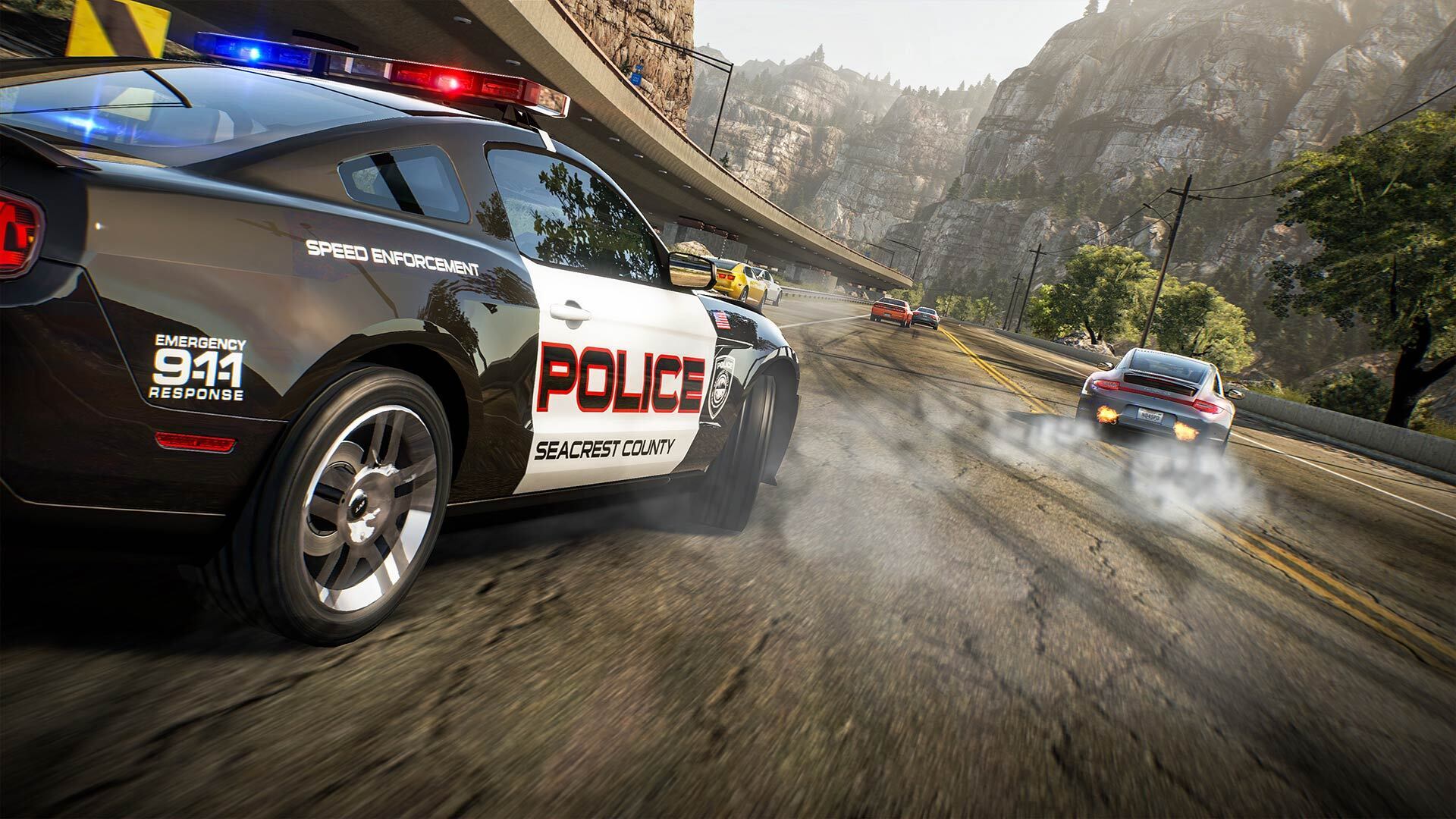 Оновлена гра буде включати ті ж машини і ту ж тему "поліцейські проти гонщиків". Фото: