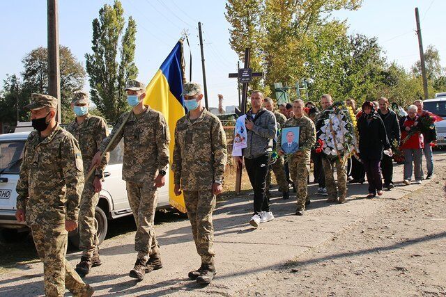 Траурна процесія в Чугуєві.