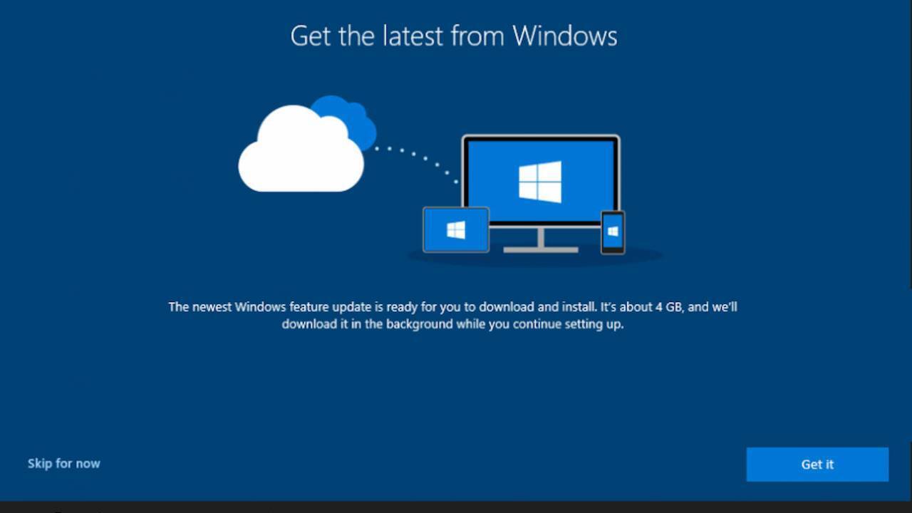 Завантаження Windows 10