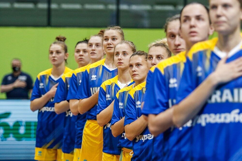 Женская сборная Украины по баскетболу перед игрой