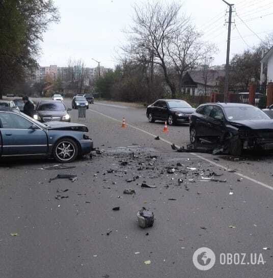 В результаті ДТП постраждав водій Audi.